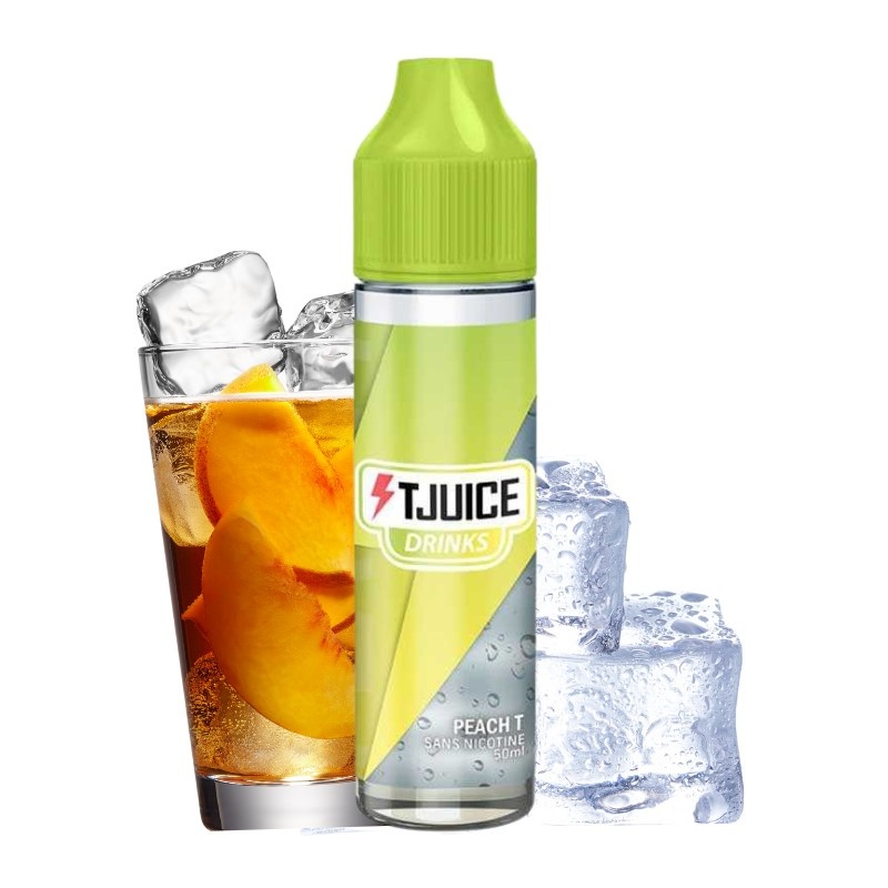 Flacon e-liquide Peach T Drinks T-Juice 50ml