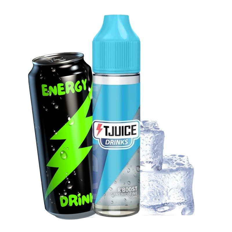 Flacon e-liquide R'Boost Drinks T-Juice 50ml