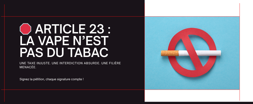 Article 23 de la loi de finances 2026 : menace sur la vape indépendante